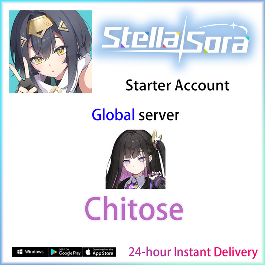 [GLOBAL] [INSTANT] Chitose / Signature | Stella Sora Starter Account (see options)-Mobile Games Starter