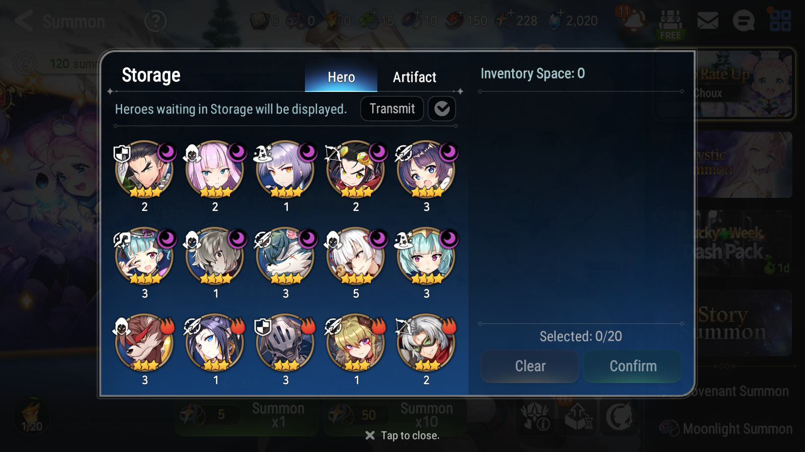 [GLOBAL][INSTANT] Epic 7 Seven 9ML + 27 4★ ML(lots dups) Straze Sez F;an Ray Choux Top Model Luluca Cerise Kizuna Ai 60 skin tickets 10-10 Account-Mobile Games Starter