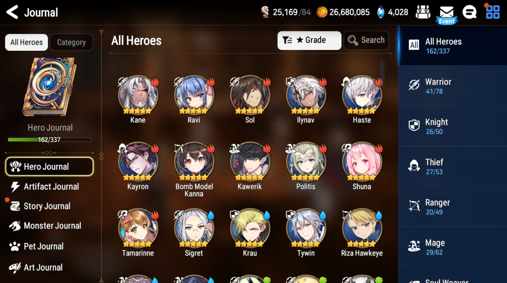 [GLOBAL][INSTANT] Epic 7 Seven 11ML+28 4*ML Navy Captain Landy Lionheart Cermia Apocalypse Ravi 10-10 Account-Mobile Games Starter