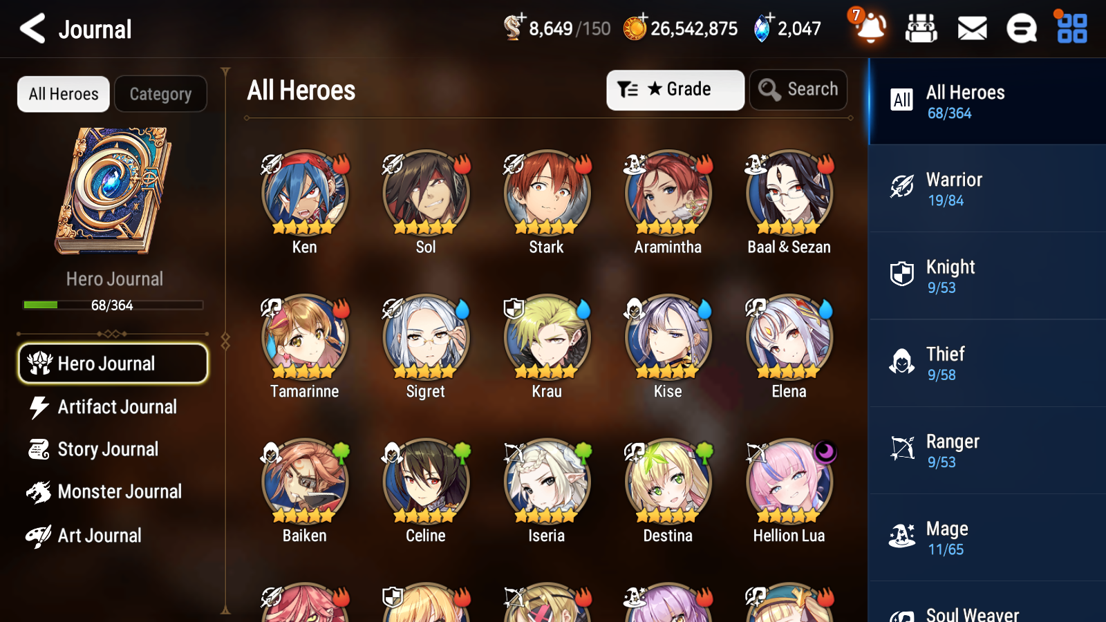[GLOBAL][INSTANT] Epic 7 Seven 1ML 1LIM Hellion Lua Baiken + ML pulls + 20 Speed Aged Starter Account-Mobile Games Starter