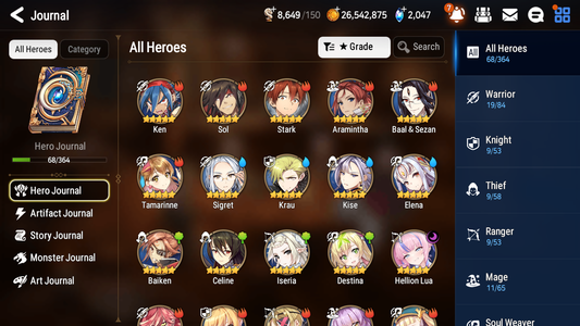 [GLOBAL][INSTANT] Epic 7 Seven 1ML 1LIM Hellion Lua Baiken + ML pulls + 20 Speed Aged Starter Account-Mobile Games Starter