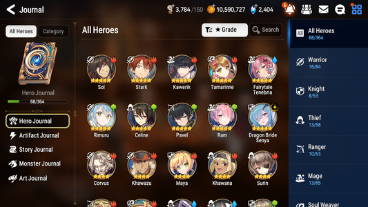 [GLOBAL][INSTANT] Epic 7 Seven 1ML 2LIM Dragon Bride Senya Rimuru Fairytale Tenebria + ML pulls + 20 Speed + Name Starter Account-Mobile Games Starter