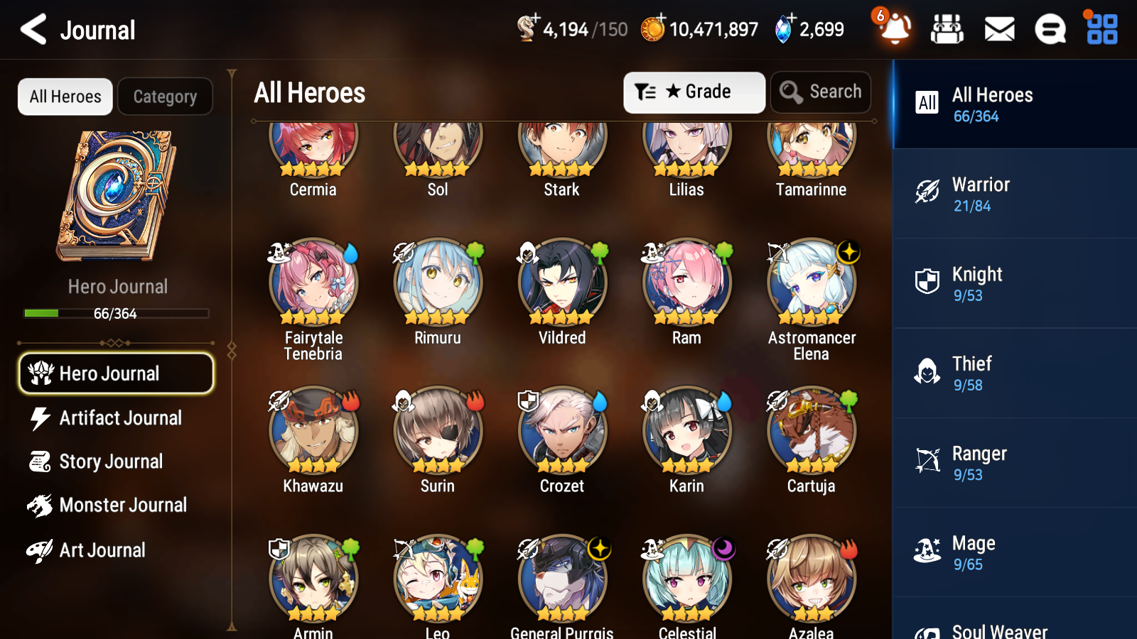 [GLOBAL][INSTANT] Epic 7 Seven 1ML 2LIM Rimuru Fairytale Tenebria Astromancer Elena + ML pulls + 20 Speed + Name Starter Account-Mobile Games Starter