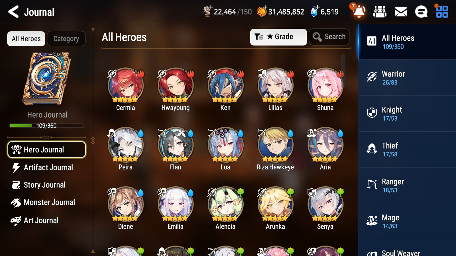 [GLOBAL][INSTANT] Epic 7 Seven 1ML 3LIM Maid Chloe Emilia Diene Ocean Breeze Luluca + ML pulls + 20 Speed + Name Starter Account-Mobile Games Starter