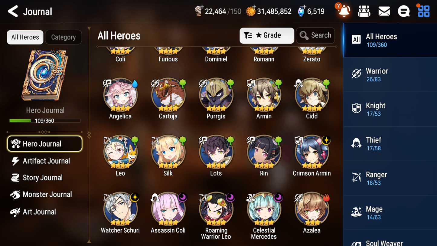 [GLOBAL][INSTANT] Epic 7 Seven 1ML 3LIM Maid Chloe Emilia Diene Ocean Breeze Luluca + ML pulls + 20 Speed + Name Starter Account-Mobile Games Starter