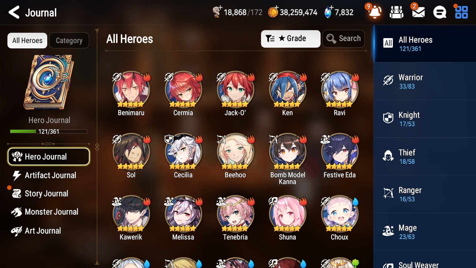 [GLOBAL][INSTANT] Epic 7 Seven 1ML 4LIM Silver Blade Aramintha Rimuru+artifact +Benimaru Jack Festive Eda + ML pulls + 20 Speed + Name Starter Account-Mobile Games Starter