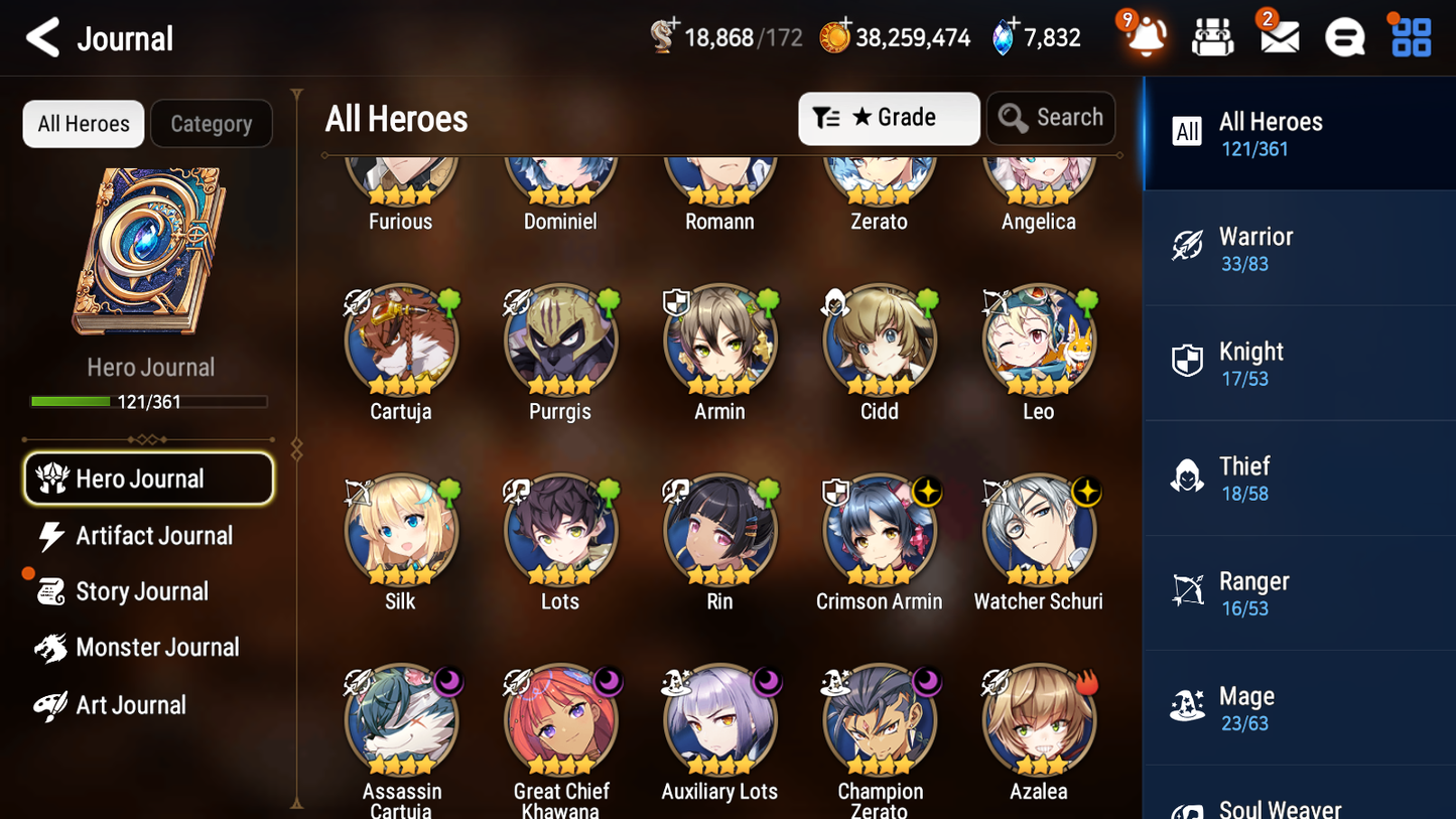 [GLOBAL][INSTANT] Epic 7 Seven 1ML 4LIM Silver Blade Aramintha Rimuru+artifact +Benimaru Jack Festive Eda + ML pulls + 20 Speed + Name Starter Account-Mobile Games Starter