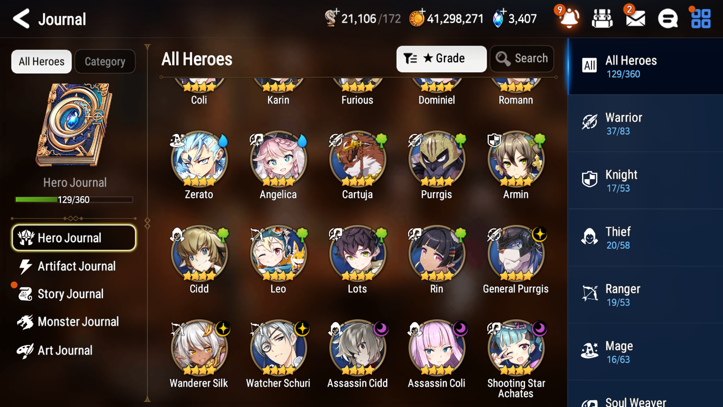 [GLOBAL][INSTANT] Epic 7 Seven 2ML 1LIM Benimaru Death Dealer Ray Closer Charles+ 43ML pulls + 20 Speed + Name Starter Account-Mobile Games Starter