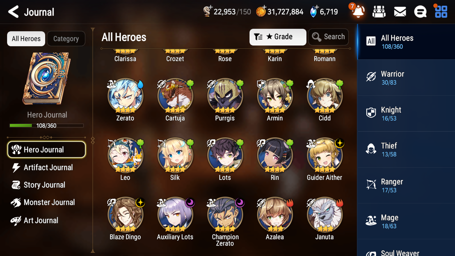 [GLOBAL][INSTANT] Epic 7 Seven 2ML 1LIM Edward Briar Witch Iseria + ML pulls + 20 Speed + Name Starter Account-Mobile Games Starter