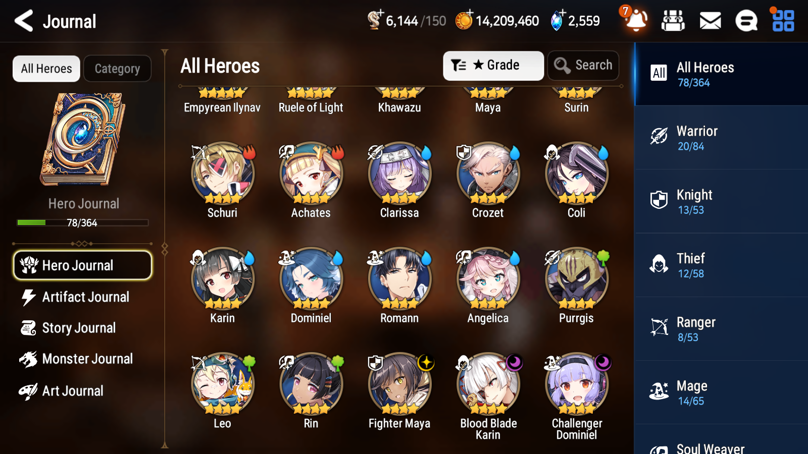 [GLOBAL][INSTANT] Epic 7 Seven 2ML 1LIM Empyrean Ilynav Rimuru Ruele of light + ML pulls + 20 Speed + Name Starter Account-Mobile Games Starter