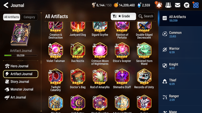 [GLOBAL][INSTANT] Epic 7 Seven 2ML 1LIM Empyrean Ilynav Rimuru Ruele of light + ML pulls + 20 Speed + Name Starter Account-Mobile Games Starter