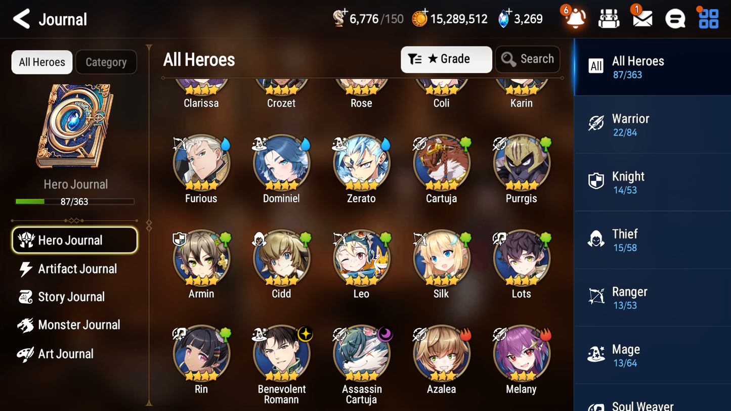 [GLOBAL][INSTANT] Epic 7 Seven 2ML Frieren+Artifact + Designer Lilibet Specimen Sez +20 Speed +Name Starter Account-Mobile Games Starter