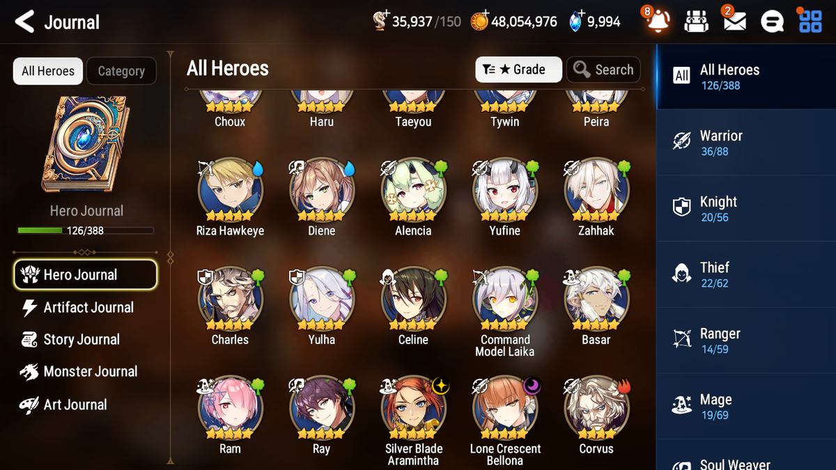 [GLOBAL][INSTANT] Epic 7 Seven 2ML 1LIM Haru Lone Crescent Bellona Silver Blade Aramintha Diene + 72ML pulls + 3x 20 Speed + Luna Skin + Name Starter Account-Mobile Games Starter