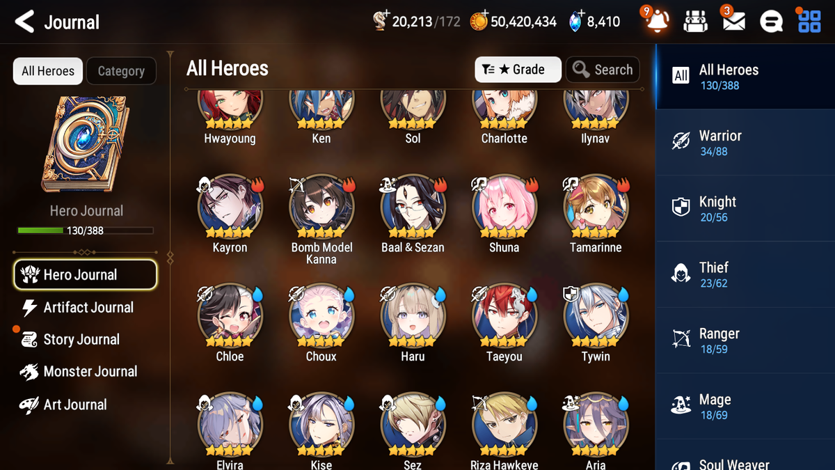 [GLOBAL][INSTANT] Epic 7 Seven 2ML 1LIM Haru+artifact Belian Lionheart Cermia + 55ML pulls mystics + 3x 20 Speed + 4 Sets Gear + Luna Skin + Name Starter Account-Mobile Games Starter