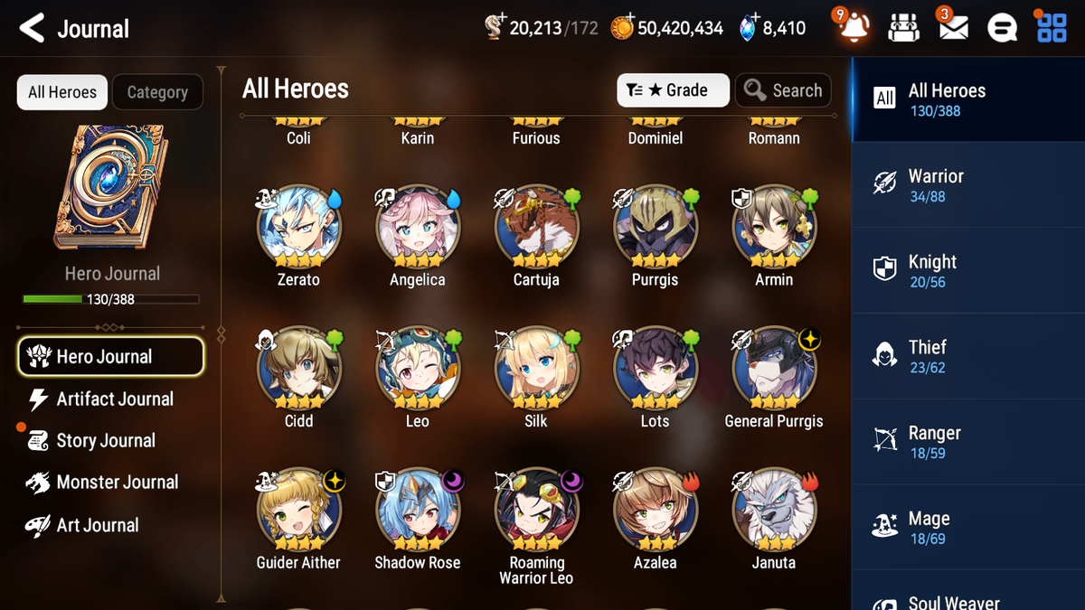 [GLOBAL][INSTANT] Epic 7 Seven 2ML 1LIM Haru+artifact Belian Lionheart Cermia + 55ML pulls mystics + 3x 20 Speed + 4 Sets Gear + Luna Skin + Name Starter Account-Mobile Games Starter
