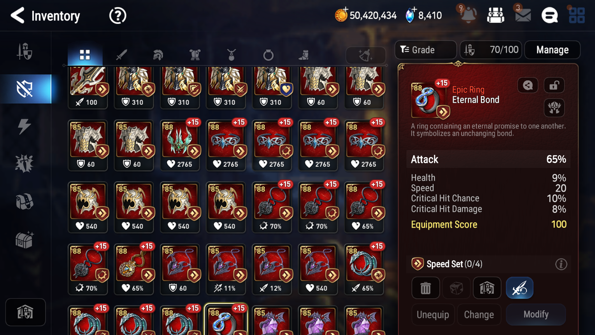 [GLOBAL][INSTANT] Epic 7 Seven 2ML 1LIM Haru+artifact Belian Lionheart Cermia + 55ML pulls mystics + 3x 20 Speed + 4 Sets Gear + Luna Skin + Name Starter Account-Mobile Games Starter