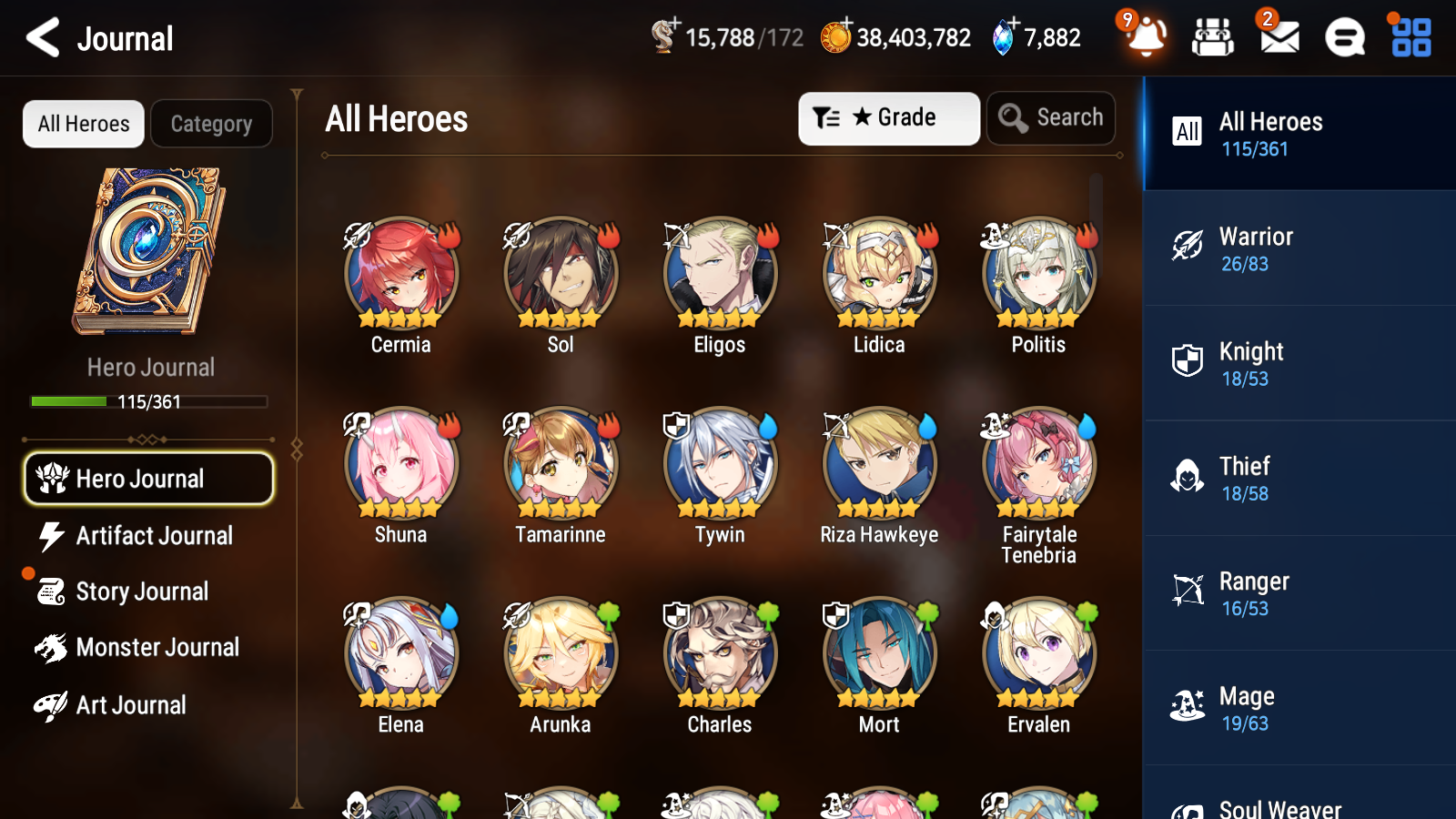 [GLOBAL][INSTANT] Epic 7 Seven 2ML 1LIM Lone Wolf Peira Fairytale Tenebria Belian + ML pulls + 20 Speed + Name Starter Account-Mobile Games Starter