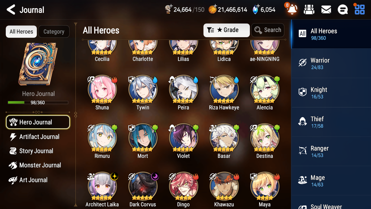 [GLOBAL][INSTANT] Epic 7 Seven 2ML 2LIM Architect Laika Rimuru Ae-NingNing + ML pulls + 20 Speed + Name Starter Account-Mobile Games Starter