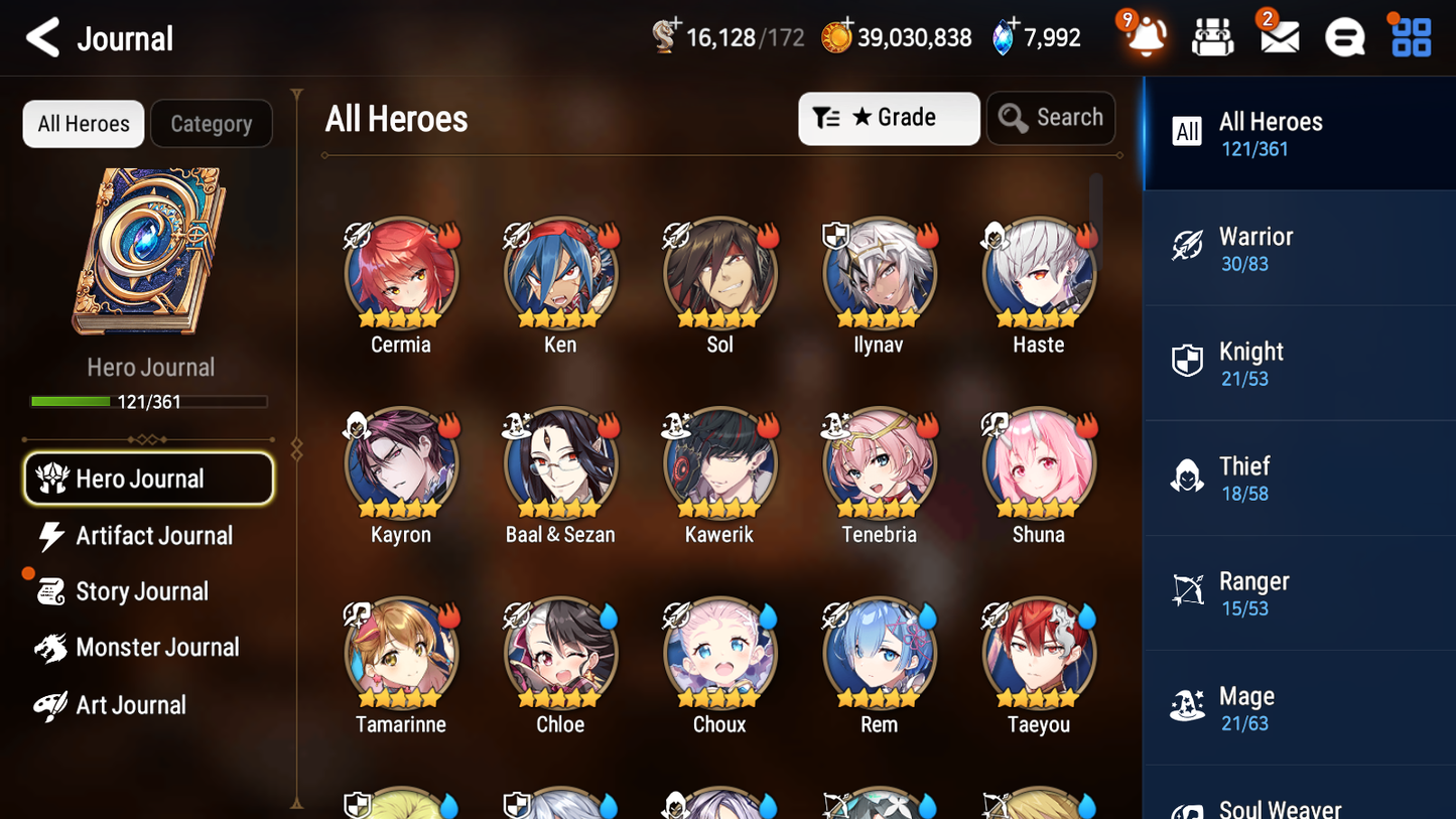 [GLOBAL][INSTANT] Epic 7 Seven 2ML 2LIM Belian Ray Rem Ocean Breeze Luluca + ML pulls + 20 Speed + Name Starter Account-Mobile Games Starter