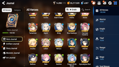 [GLOBAL][INSTANT] Epic 7 Seven 2ML 2LIM Dragon Bride Senya Apocalypse Ravi Rimuru Tenebria Angel Angelica + Mystics ML pulls + 20 Speed Starter Account-Mobile Games Starter