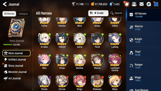 [GLOBAL][INSTANT] Epic 7 Seven 2ML 2LIM Straze Lionheart Cermia Amid Festive Eda + ML pulls + 20 Speed Starter Account-Mobile Games Starter