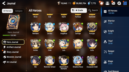 [GLOBAL][INSTANT] Epic 7 Seven 2ML 3LIM Festive Eda Amid Fallen Cecilia Jack Death Dealer Ray + ML pulls+ 20 Speed + Name Starter Account-Mobile Games Starter