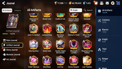 [GLOBAL][INSTANT] Epic 7 Seven 2ML 3LIM Haru+artifact Straze Lionheart Cermia Amid Festive Eda + 52ML pulls + 3x 20 Speed+ Luna Skin Starter Account-Mobile Games Starter