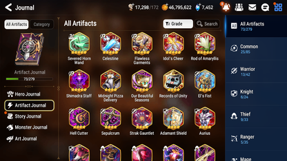 [GLOBAL][INSTANT] Epic 7 Seven 2ML 3LIM Haru+artifact Straze Lionheart Cermia Amid Festive Eda + 52ML pulls + 3x 20 Speed+ Luna Skin Starter Account-Mobile Games Starter