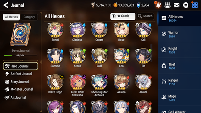 [GLOBAL][INSTANT] Epic 7 Seven 2ML 3LIM Rimuru Fairytale Tenebria Jack Fallen Cecilia + ML pulls+ 20 Speed + Name Starter Account-Mobile Games Starter