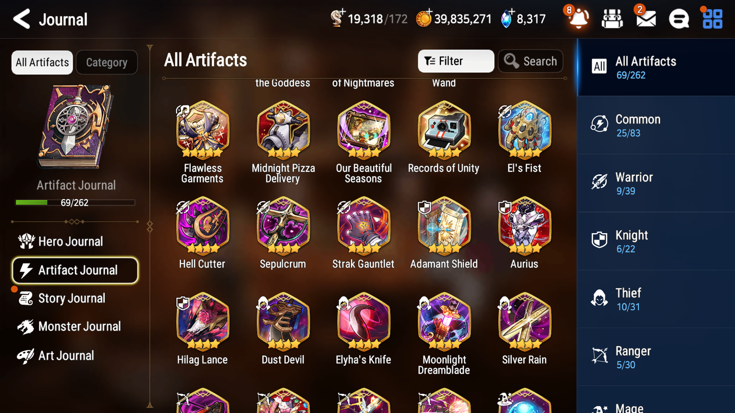 [GLOBAL][INSTANT] Epic 7 Seven 2ML 3LIM Swift Flagbearer Sigret Frida Conqueror Lilias Mediator Kawerik Jack + 40ML pulls + 20 Speed +Name Starter Account-Mobile Games Starter