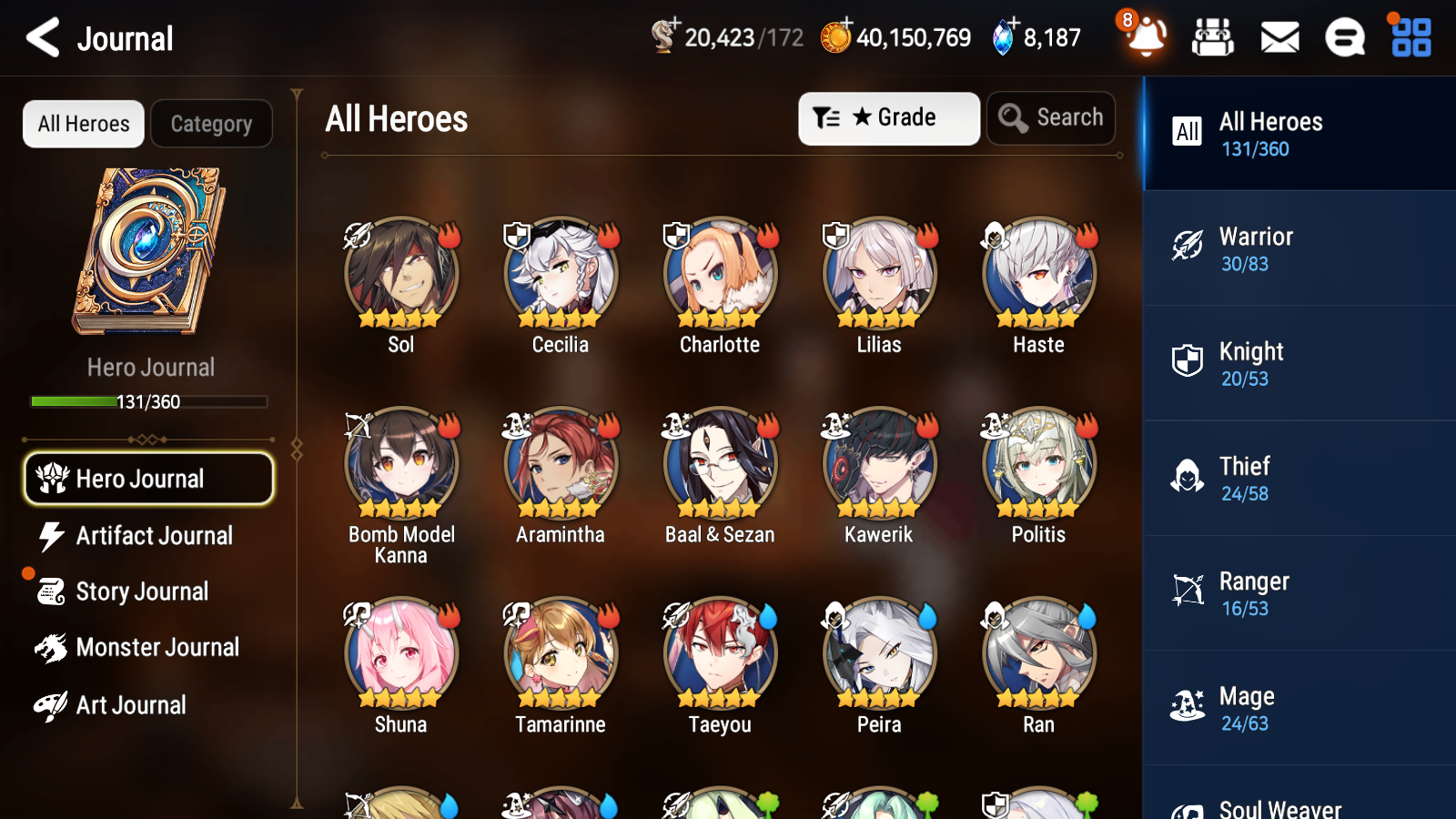 [GLOBAL][INSTANT] Epic 7 Seven 2ML Belian Solitaria Angel Angelica + 41ML pulls + 20 Speed + Name Starter Account-Mobile Games Starter