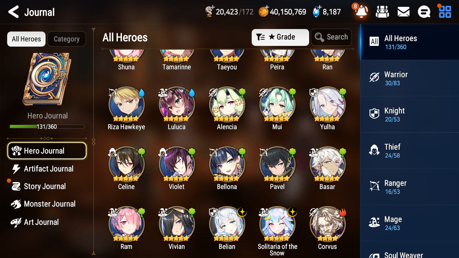 [GLOBAL][INSTANT] Epic 7 Seven 2ML Belian Solitaria Angel Angelica + 41ML pulls + 20 Speed + Name Starter Account-Mobile Games Starter