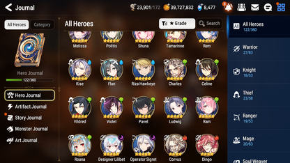 [GLOBAL][INSTANT] Epic 7 Seven 2ML Designer Lilibet Operator Sigret+ Rem + 43ML pulls + 20 Speed Starter Account-Mobile Games Starter