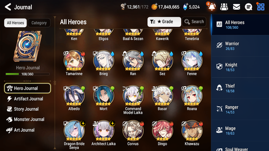 [GLOBAL][INSTANT] Epic 7 Seven 2ML Dragon Bride Senya Albedo Laika + 38ML pulls +20 Speed + Name Starter Account-Mobile Games Starter