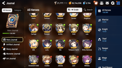 [GLOBAL][INSTANT] Epic 7 Seven 2ML Fairytale Tenebira Solitaria of the Snow Death Dealer Ray + 40ML pulls + 20 Speed Starter Account-Mobile Games Starter