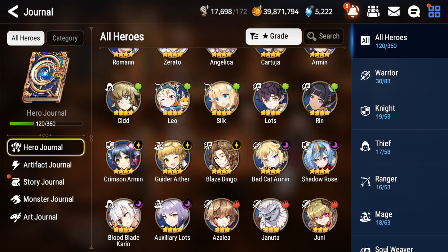 [GLOBAL][INSTANT] Epic 7 Seven 2ML Frida+art Mediator Kawerik Maid Chloe+ 40ML pulls + 20 Speed + Name Starter Account-Mobile Games Starter