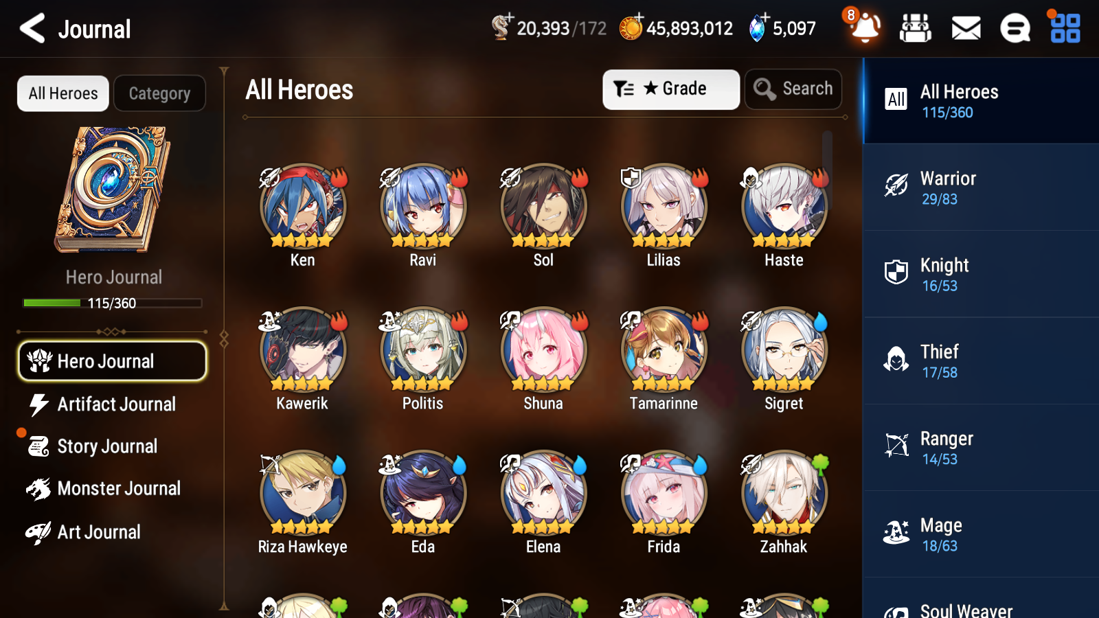 [GLOBAL][INSTANT] Epic 7 Seven 2ML Frida+art Top Model Luluca Last Rider Krau + 45ML pulls + 20 Speed Starter Account-Mobile Games Starter