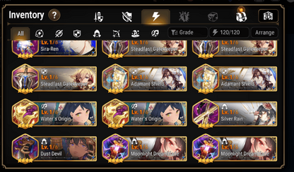 [GLOBAL][INSTANT] Epic 7 Seven 2ML Frieren+Artifact + Designer Lilibet Specimen Sez +20 Speed +Name Starter Account-Mobile Games Starter