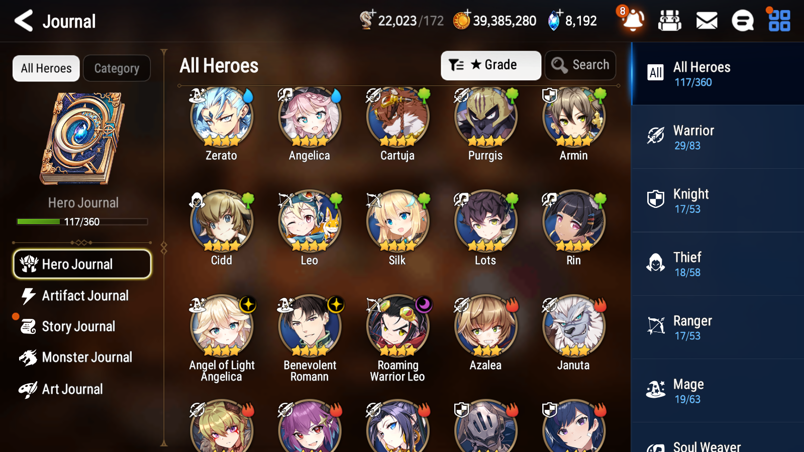 [GLOBAL][INSTANT] Epic 7 Seven 2ML Lone Wolf Peira Straze Byblis Angel Angelica + 40ML pulls Mystics + 20 Speed + Name Starter Account-Mobile Games Starter