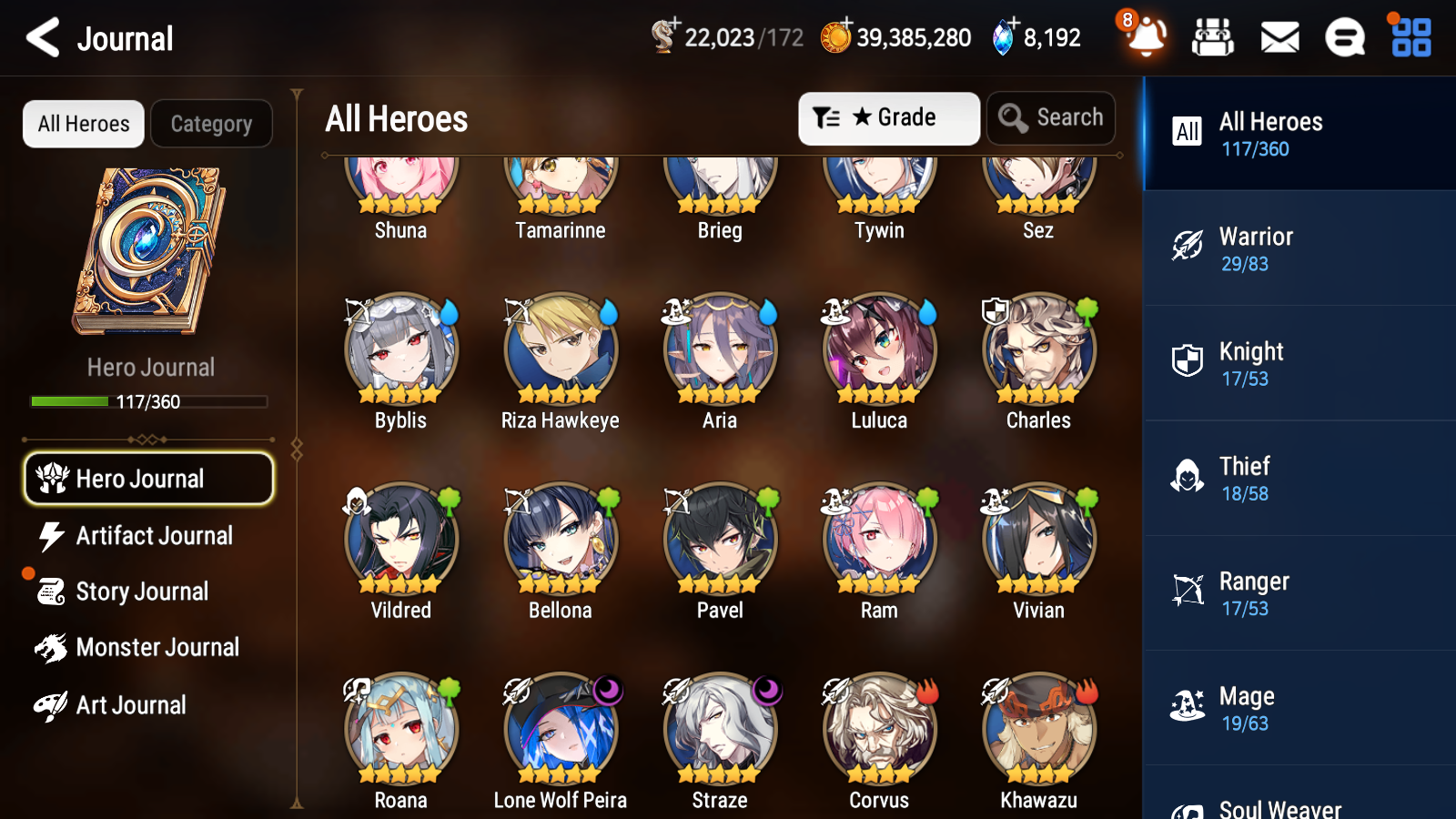 [GLOBAL][INSTANT] Epic 7 Seven 2ML Lone Wolf Peira Straze Byblis Angel Angelica + 40ML pulls Mystics + 20 Speed + Name Starter Account-Mobile Games Starter