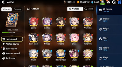 [GLOBAL][INSTANT] Epic 7 Seven 2ML Maid Chloe Dark Corvus + Albedo+Shalltear+artifact + ML pulls + Name Starter Account Ovelord-Mobile Games Starter