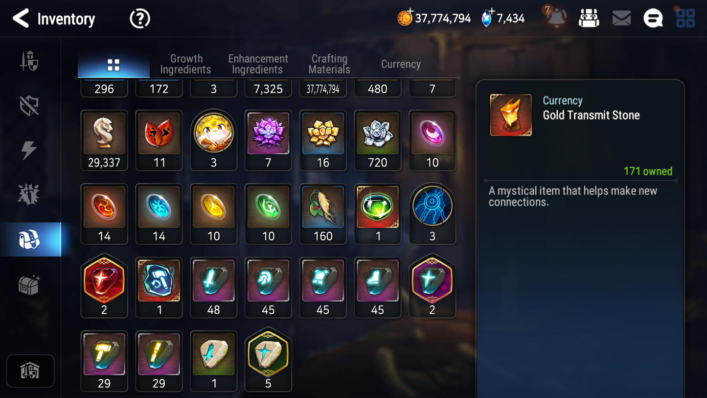 [GLOBAL][INSTANT] Epic 7 Seven 2ML Navy Captain Landy Twisted Eidolon Kayron + 43ML pulls + 20 Speed + Name Starter Account-Mobile Games Starter