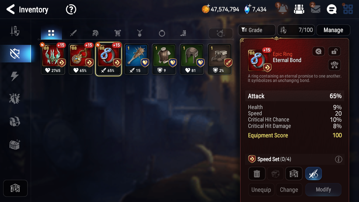 [GLOBAL][INSTANT] Epic 7 Seven 2ML Navy Captain Landy Twisted Eidolon Kayron + 57ML pulls + 3x 20 Speed + Luna Skin + Name Starter Account-Mobile Games Starter
