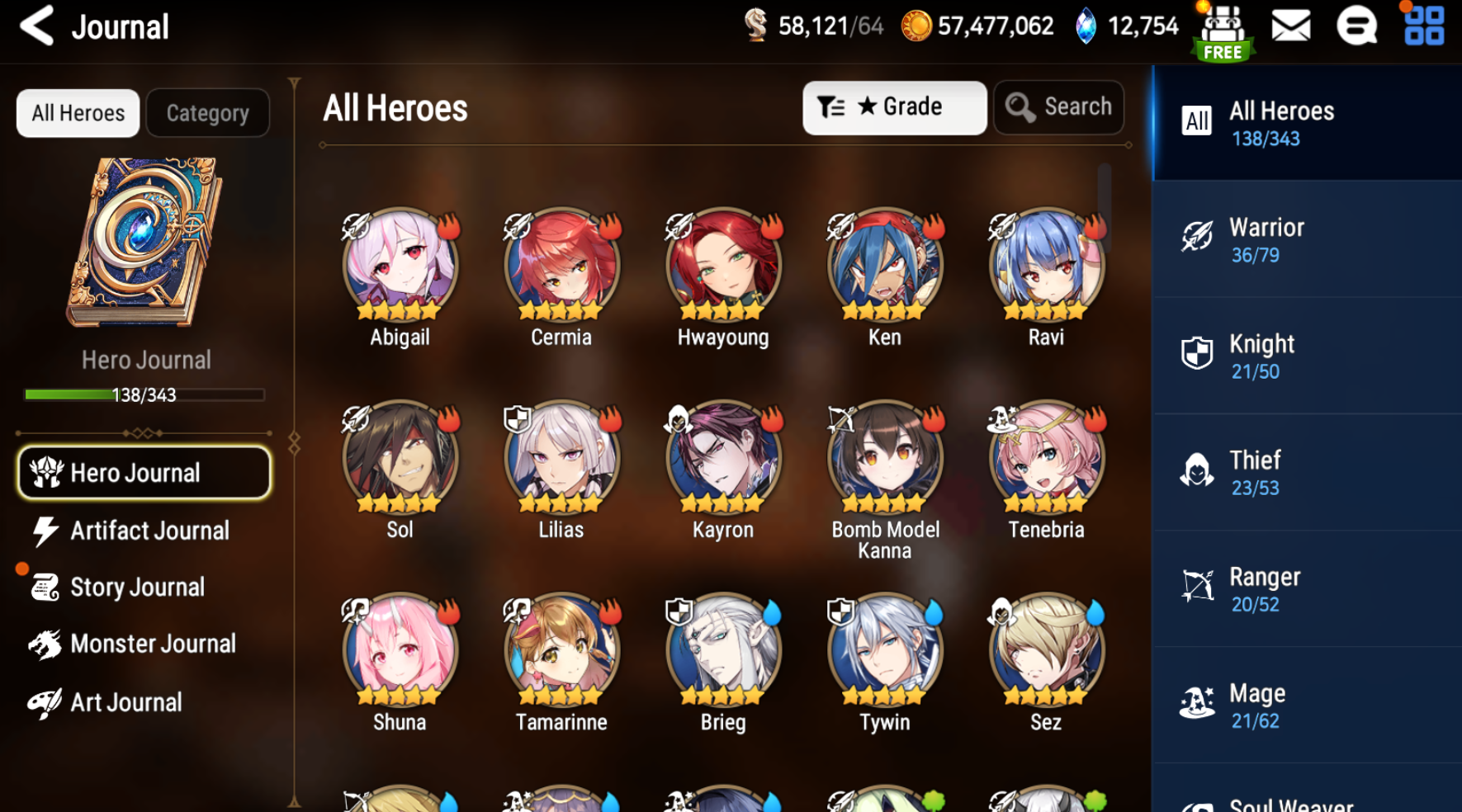 [GLOBAL][INSTANT] Epic 7 Seven 2ML New Moon Luna Silver Blade Aramintha + 64ML pulls 12k skystones 2800 mystics+ Name Starter Account-Mobile Games Starter