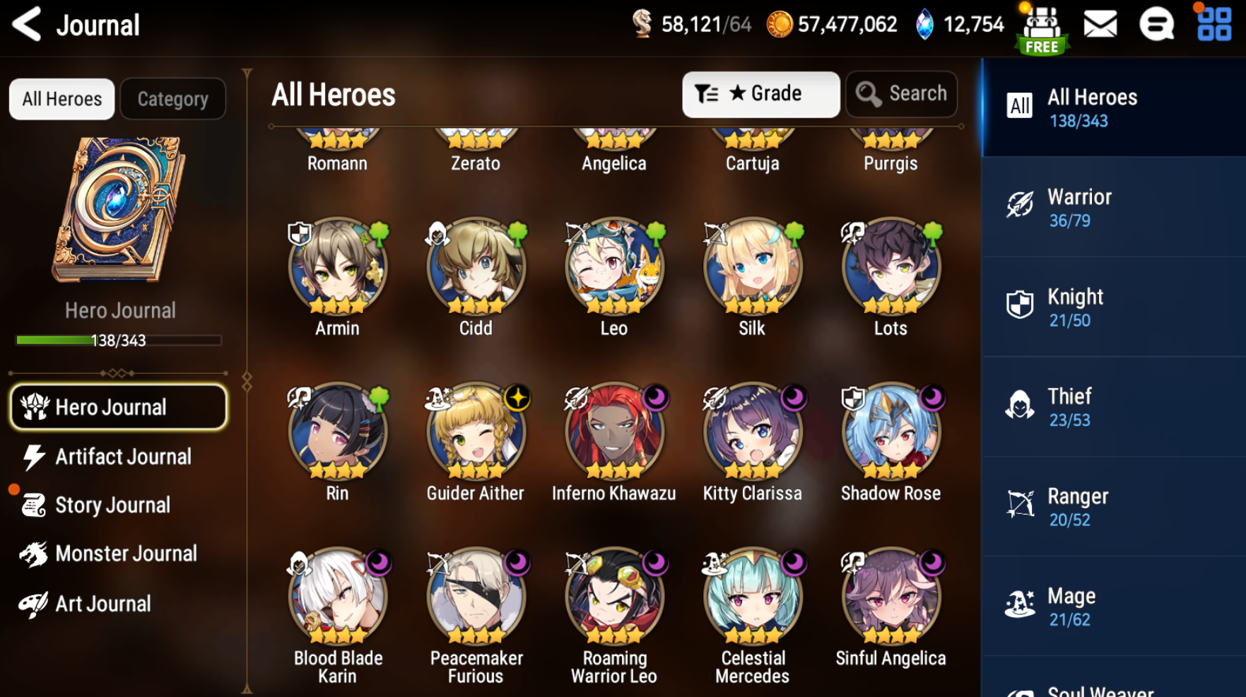 [GLOBAL][INSTANT] Epic 7 Seven 2ML New Moon Luna Silver Blade Aramintha + 64ML pulls 12k skystones 2800 mystics+ Name Starter Account-Mobile Games Starter