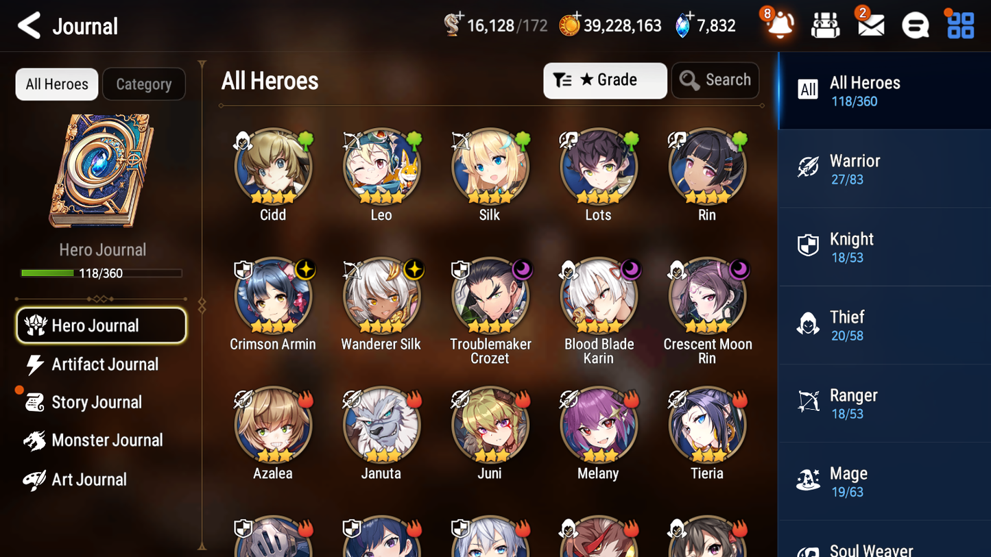 [GLOBAL][INSTANT] Epic 7 Seven 2ML Ruele Operator Sigret Jack + Mystics ML pulls + 20 Speed Starter Account-Mobile Games Starter