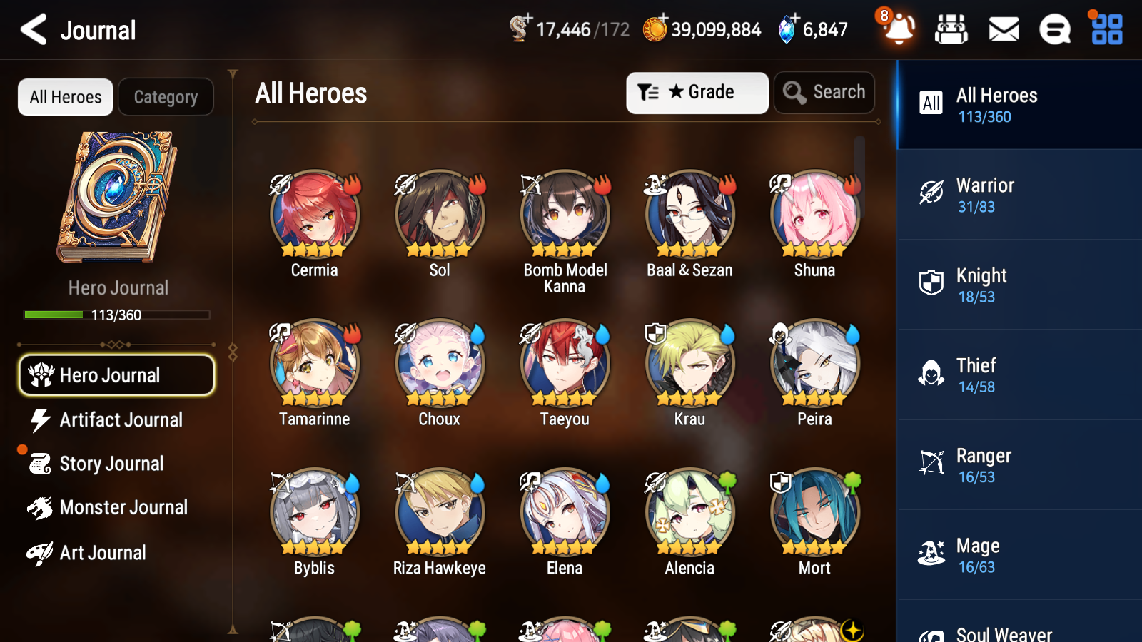 [GLOBAL][INSTANT] Epic 7 Seven 3ML 1LIM New Moon Luna Navy Captain Landy Little Queen Charlotte Byblis+art + ML pulls Mystics+ 20 Speed Name Starter Account-Mobile Games Starter