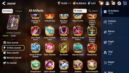 [GLOBAL][INSTANT] Epic 7 Seven 3ML 1LIM Perfumer Byblis New Moon Luna Operator Sigret DJ Basar Angel of Light Angelica + 40ML pulls + 20 Speed Starter Account-Mobile Games Starter