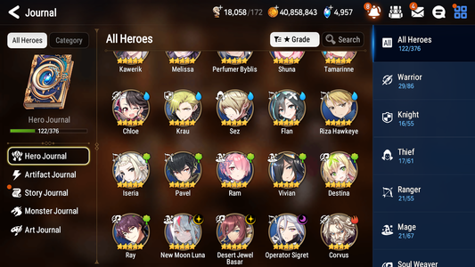 [GLOBAL][INSTANT] Epic 7 Seven 3ML 1LIM Perfumer Byblis New Moon Luna Operator Sigret DJ Basar Angel of Light Angelica + 40ML pulls + 20 Speed Starter Account-Mobile Games Starter