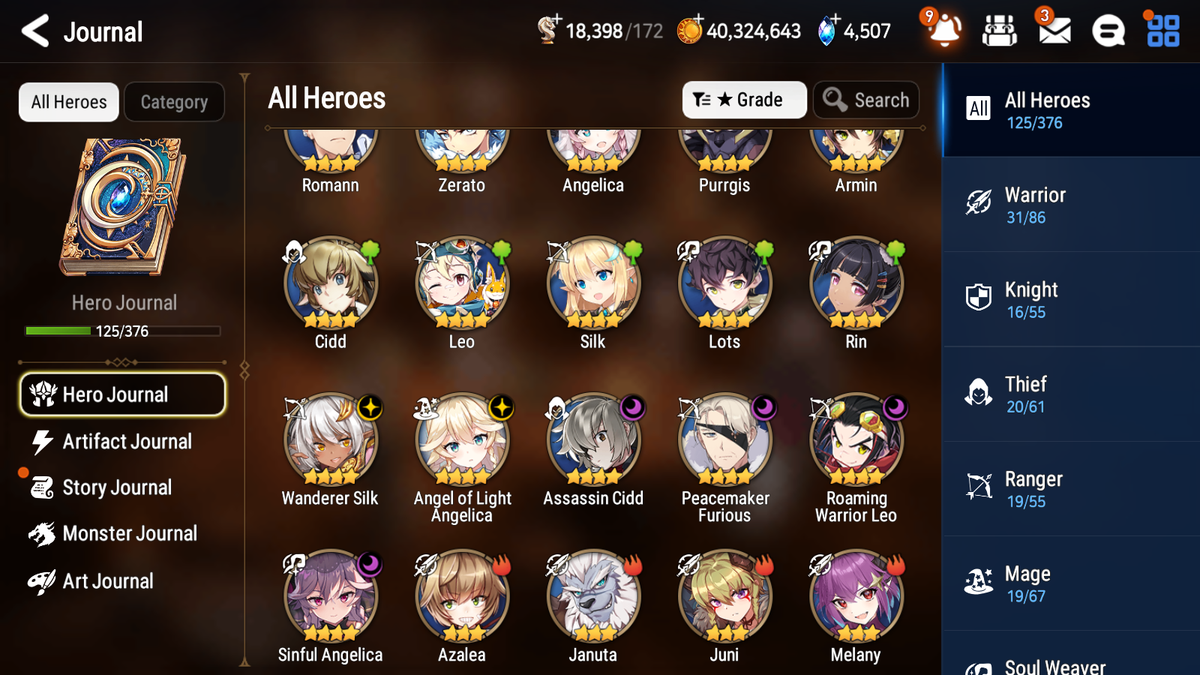 [GLOBAL][INSTANT] Epic 7 Seven 3ML 2LIM Perfumer Byblis Frida Lone Wolf Peira Designer Lilibet Sage Baal Angel Angelica + 41ML pulls + 20 Speed +Name Starter Account-Mobile Games Starter